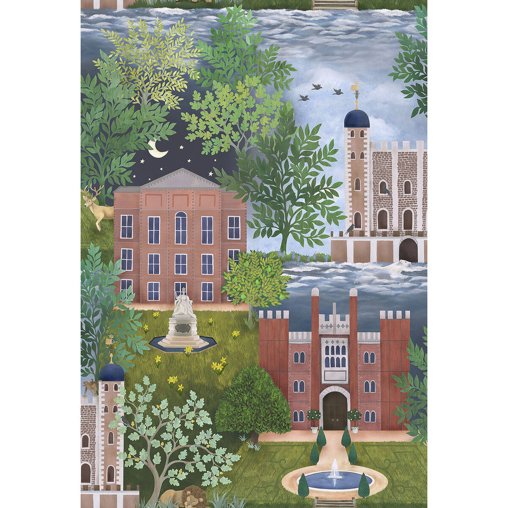 Palace Tales - Terracotta Multi By Cole & Son | Cole & Son Historic Royal Palaces-Great Masters | Novelty Wallcovering