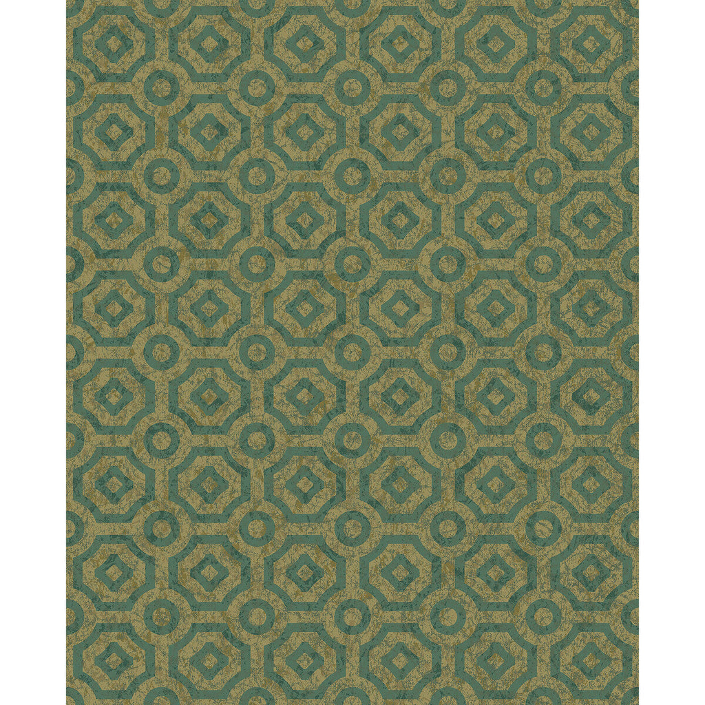 Queen S Quarter - Emd/Magld Green By Cole & Son | Cole & Son Historic Royal Palaces-Great Masters | Geometric Wallcovering Print