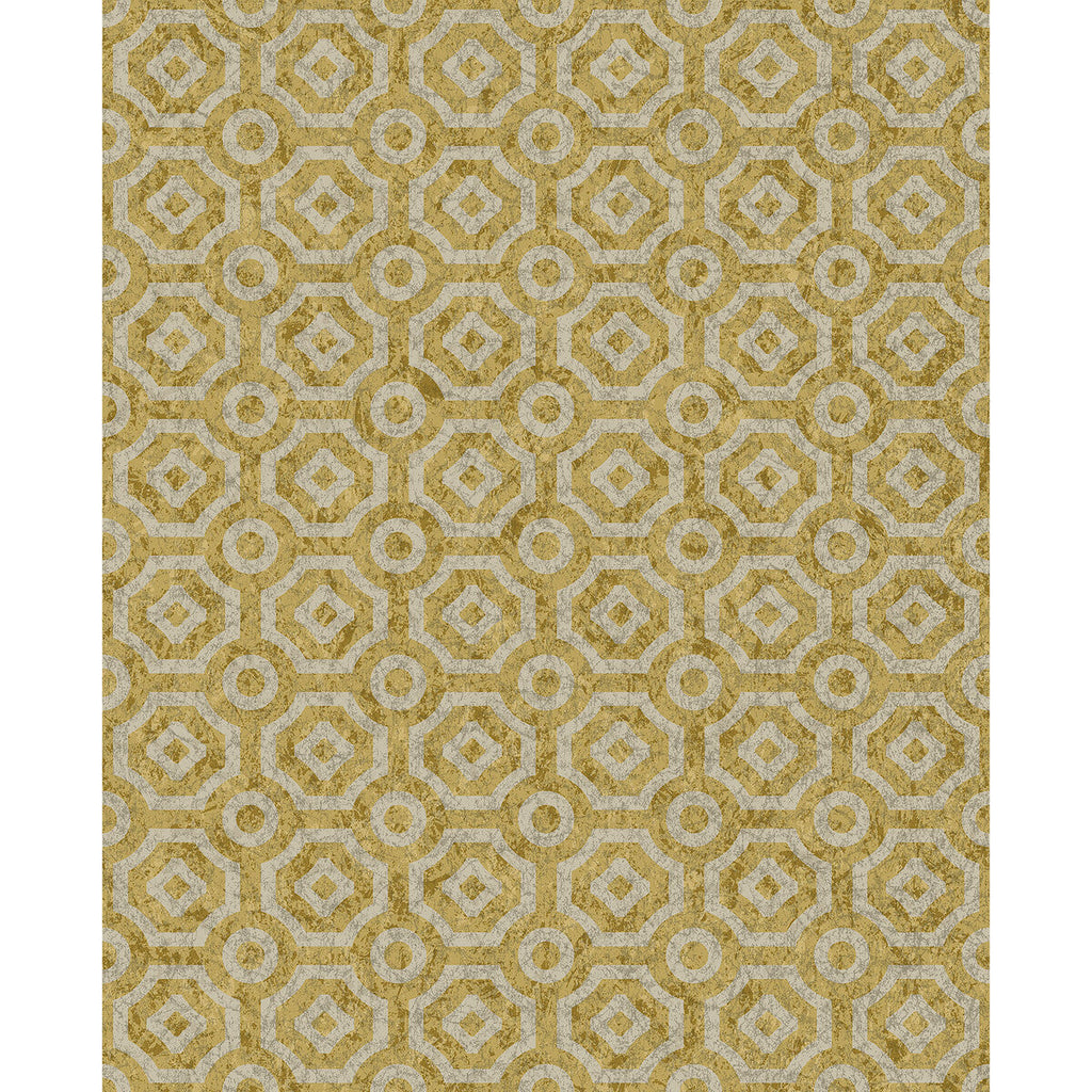 Queen S Quarter - Msr/Mgld Gold By Cole & Son | Cole & Son Historic Royal Palaces-Great Masters | Geometric Wallcovering Print