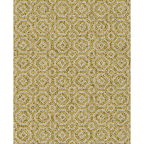 Queen S Quarter - Msr/Mgld Gold By Cole & Son | Cole & Son Historic Royal Palaces-Great Masters | Geometric Wallcovering Print