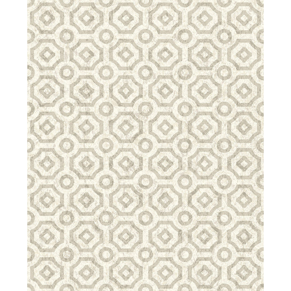 Queen S Quarter - Mic/Parch Beige By Cole & Son | Cole & Son Historic Royal Palaces-Great Masters | Geometric Wallcovering Print