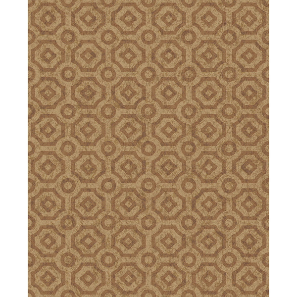 Queen S Quarter - Mtcopper Rust By Cole & Son | Cole & Son Historic Royal Palaces-Great Masters | Geometric Wallcovering Print