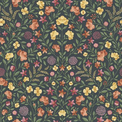 Court Embroidery - Marigold Multi | Cole & Son
