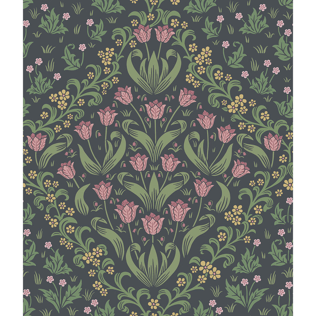 Tudor Garden - Plm&Ogrn/Chr Multi By Cole & Son | Cole & Son Historic Royal Palaces-Great Masters |Botanical & Floral  Wallcovering