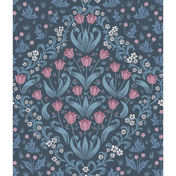 Tudor Garden - Fs&Cblu/Midn Multi | Cole & Son
