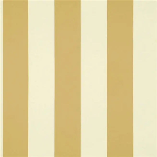 Spalding Stripe Ochre Wallpaper | Ralph Lauren