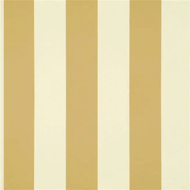 Spalding Stripe Ochre Wallpaper | Ralph Lauren