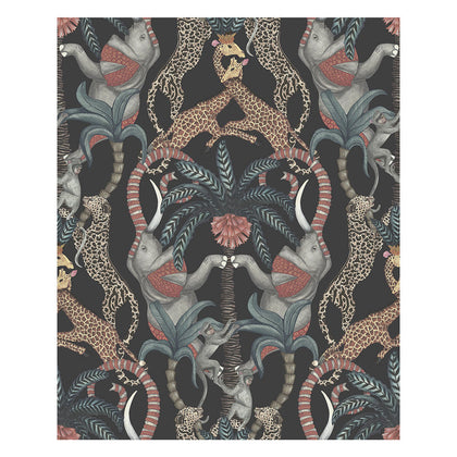 Safari Totem - Rby&Prntrmbl/Chrcl Multi | Cole & Son