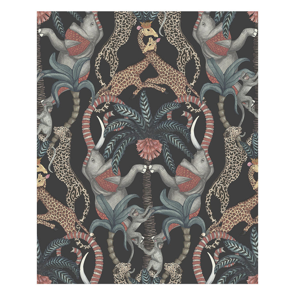 Safari Totem - Rby&Prntrmbl/Chrcl Multi By Cole & Son | Cole & Son Ardmore-Jabula | Novelty Wallcovering Print