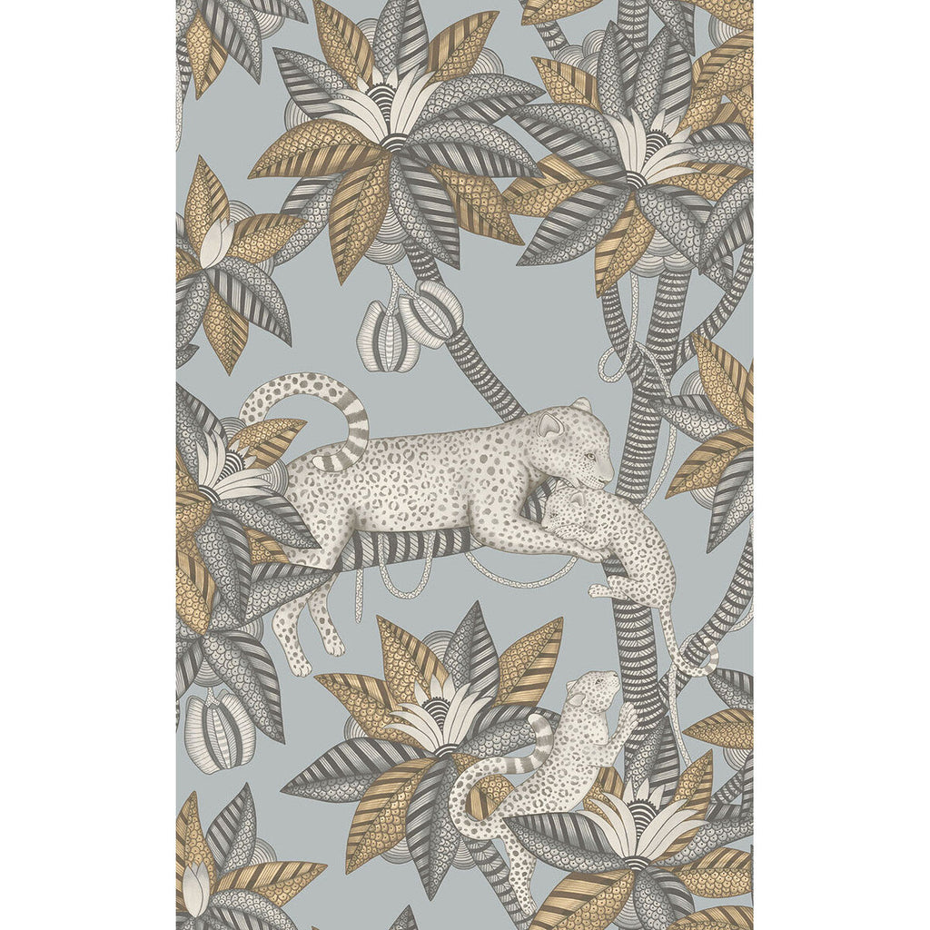 Satara - Slt&Whtmc/Prntrmbl Light Blue By Cole & Son | Cole & Son Ardmore-Jabula |Animal/Insects Botanical & Floral Wallcovering Print