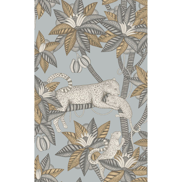 Satara - Slt&Whtmc/Prntrmbl Light Blue By Cole & Son | Cole & Son Ardmore-Jabula |Animal/Insects Botanical & Floral Wallcovering Print