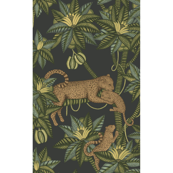 Satara - Sprgrn&Mtbrnz/Chrcl Green By Cole & Son | Cole & Son Ardmore-Jabula |Animal/Insects Botanical & Floral Wallcovering Print