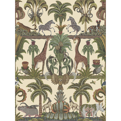 Afrika Kingdom - Olgreen & Spgreen/Cream Green | Cole & Son