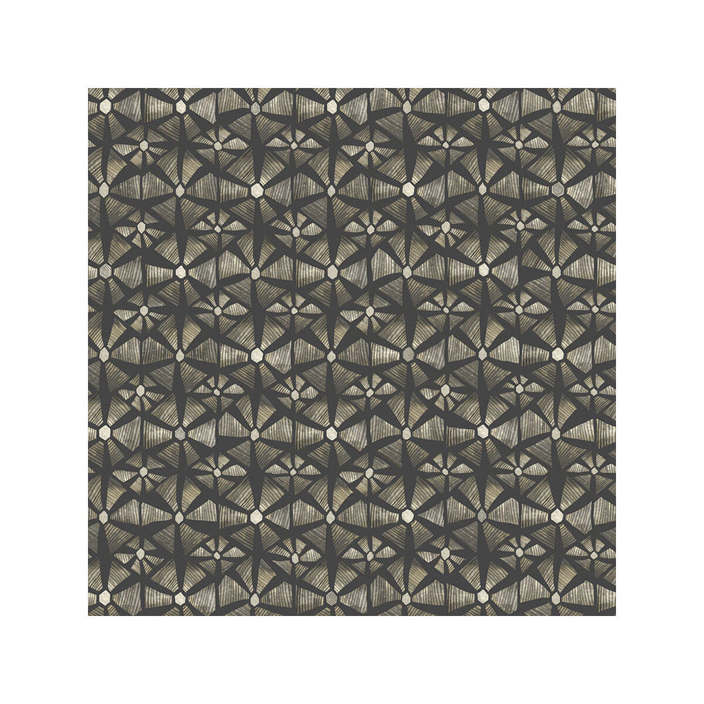 Kalahari - Stone & Charcoal Grey By Cole & Son | Cole & Son Ardmore-Jabula | Geometric Wallcovering Print
