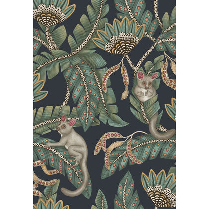 Bush Baby - Teal&Ochre/Ink Teal | Cole & Son
