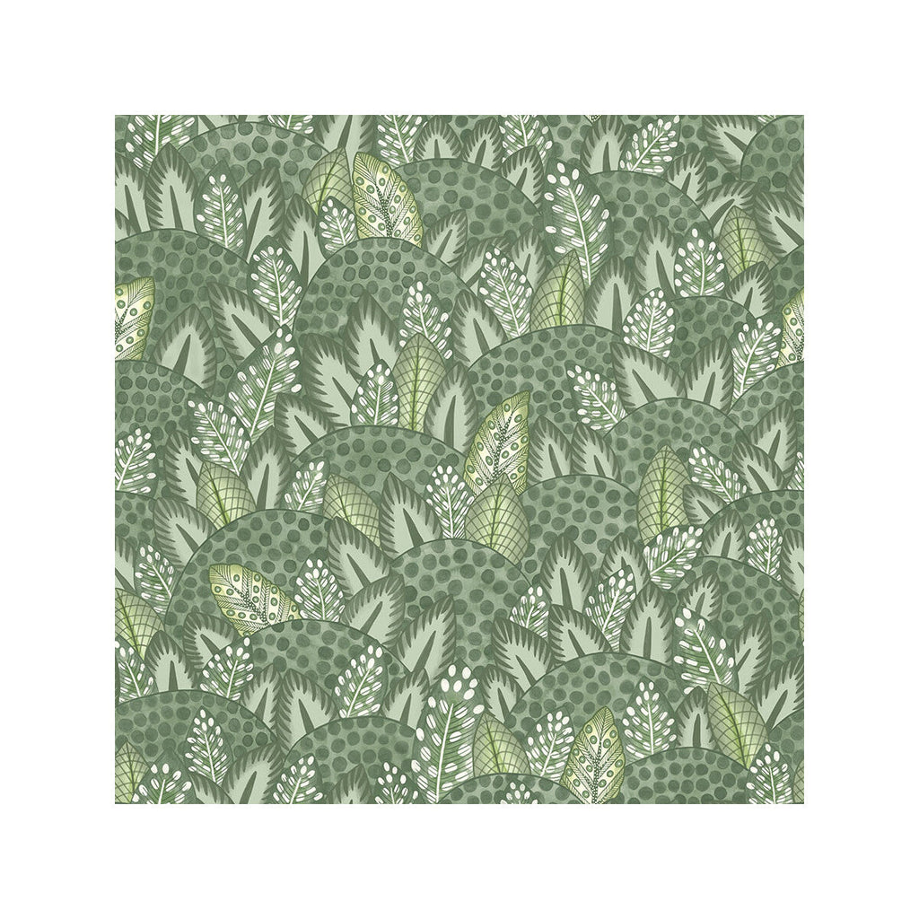 Zulu Terrain - Frstgrn&Olvgrn Green By Cole & Son | Cole & Son Ardmore-Jabula |Botanical & Floral  Wallcovering Print