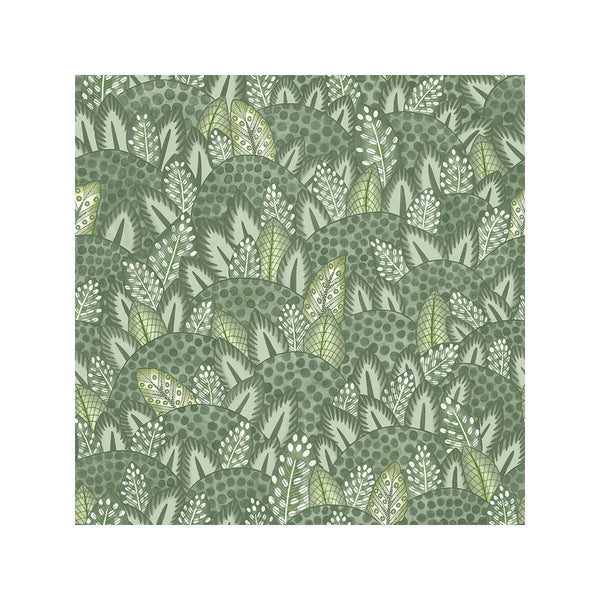 Zulu Terrain - Frstgrn&Olvgrn Green By Cole & Son | Cole & Son Ardmore-Jabula |Botanical & Floral  Wallcovering Print