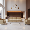 Snake Cay - Vanilla Upholstered Sofa | Architectural Fabrics