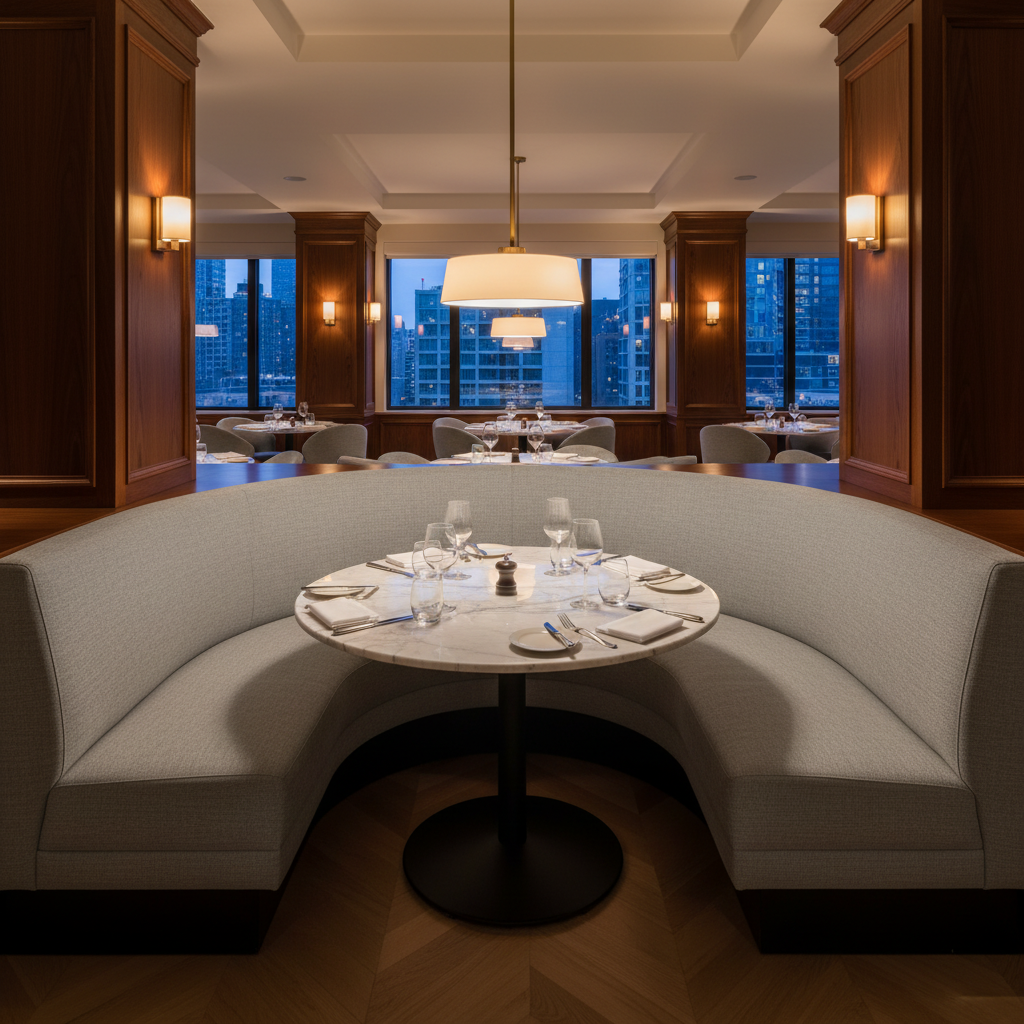Morant - Helium Upholstered Banquette | Architectural Fabrics