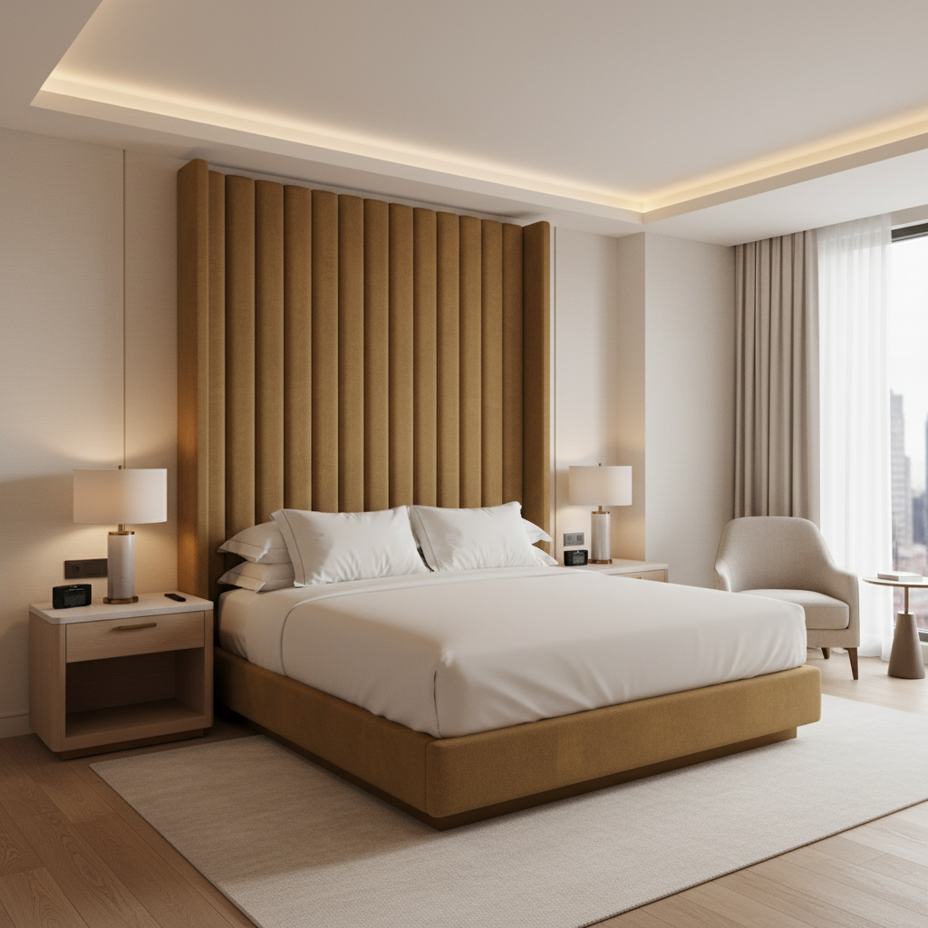 Peter Island - Elm Upholstered Headboard | Architectural Fabrics