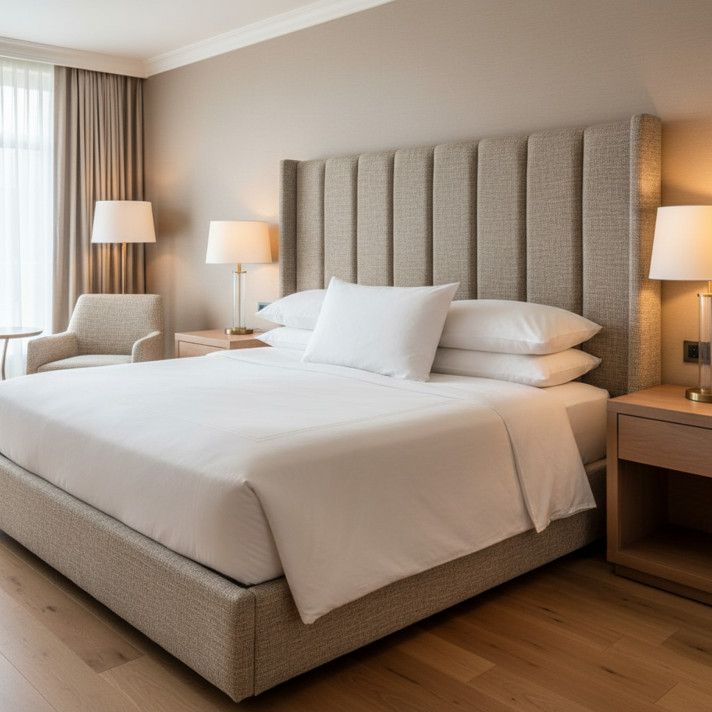 Rattan Bay - Desert Upholstered Headboard | Architectural Fabrics