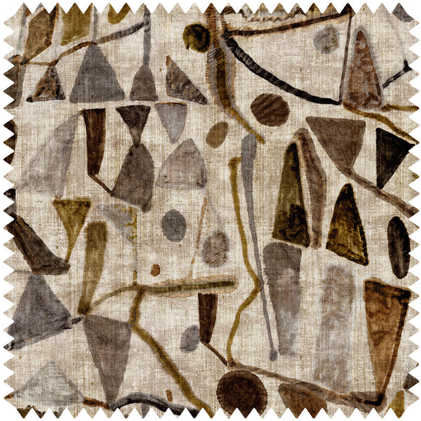 Aurelie Walnut Linen (Wide) | Hohenberger Wallcovering