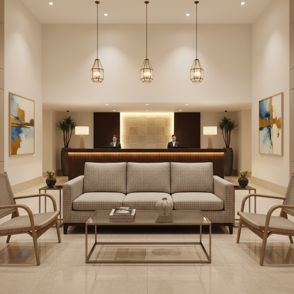 Rattan Bay - Desert Upholstered Sofa | Architectural Fabrics