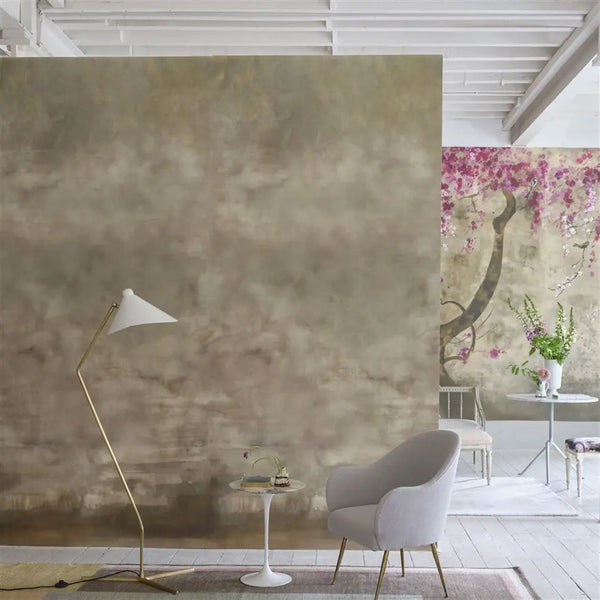Suisai Panel 02 Sepia Wallpaper | Designers Guild Europe