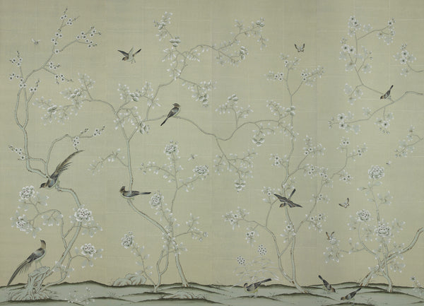 Badminton — Colourway SC-293 on Aqua Hint India tea paper