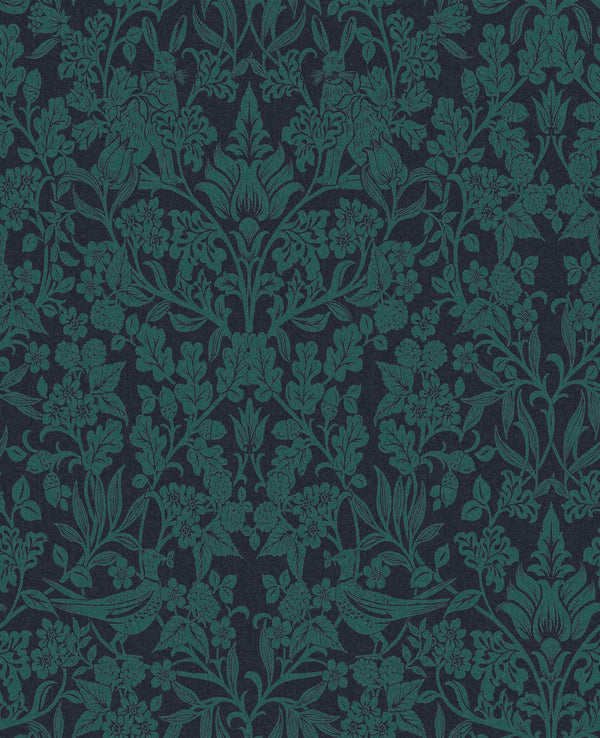 Damask Teal | Graham & Brown