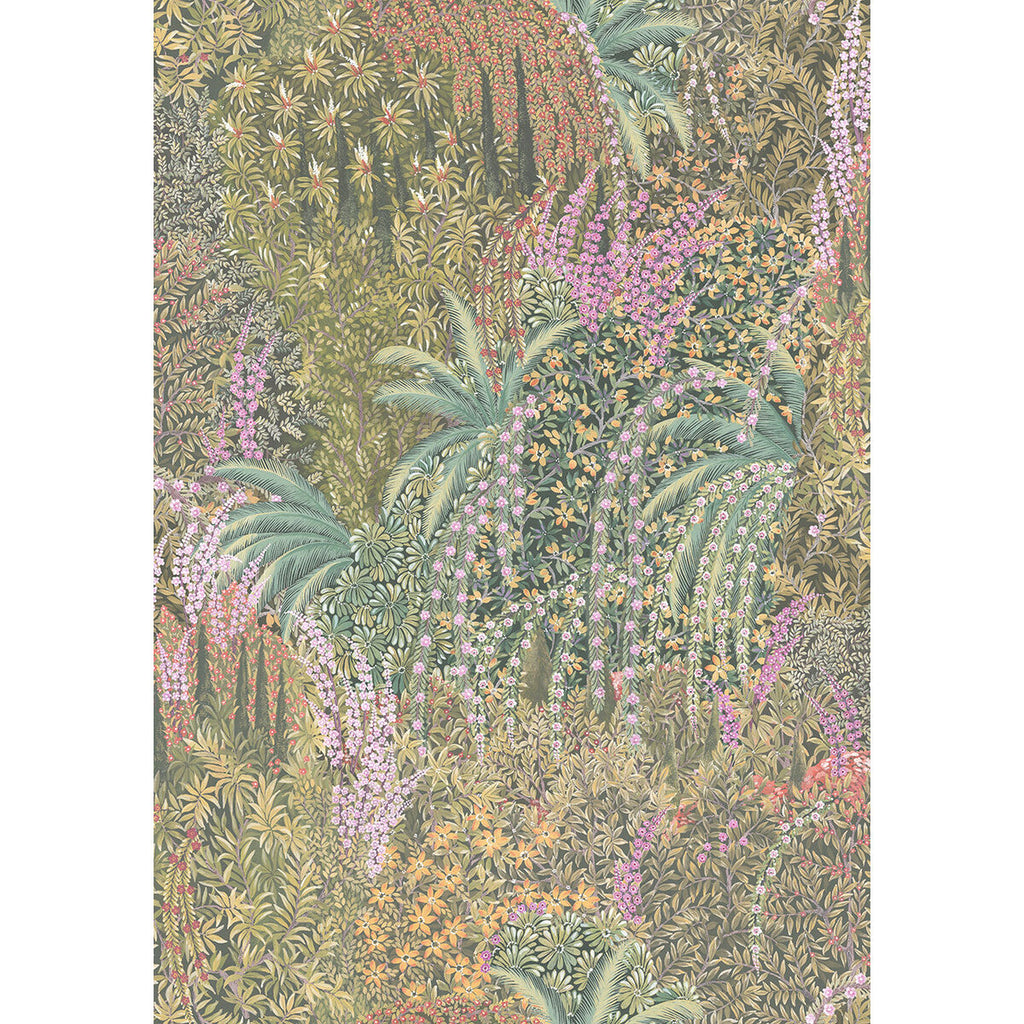 Cascade - Soft Olive & Sage Multi By Cole & Son | Cole & Son The Gardens Vol I |Botanical & Floral  Wallcovering Print