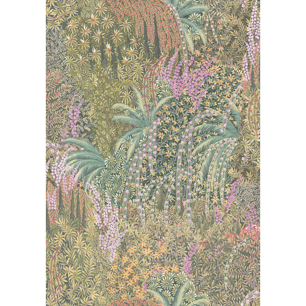 Cascade - Soft Olive & Sage Multi By Cole & Son | Cole & Son The Gardens Vol I |Botanical & Floral  Wallcovering Print