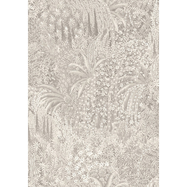Cascade - Platinum Mica Grey By Cole & Son | Cole & Son The Gardens Vol I | Botanical & Floral Wallcovering Print