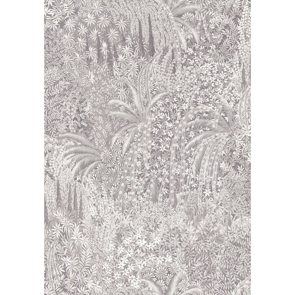 Cascade - Platinum Grey By Cole & Son | Cole & Son The Gardens Vol I |Botanical & Floral  Wallcovering Print