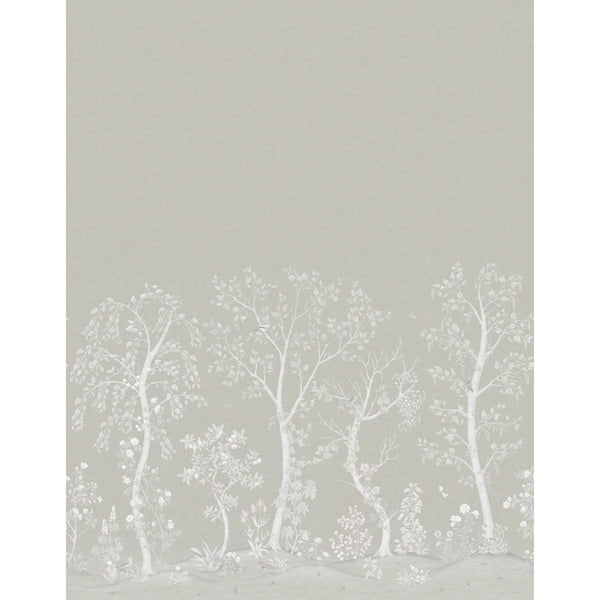 Seasonal Woods Silk Platinum | Cole & Son