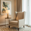 Rattan Bay - Natural Upholstered Chair | Architectural Fabrics