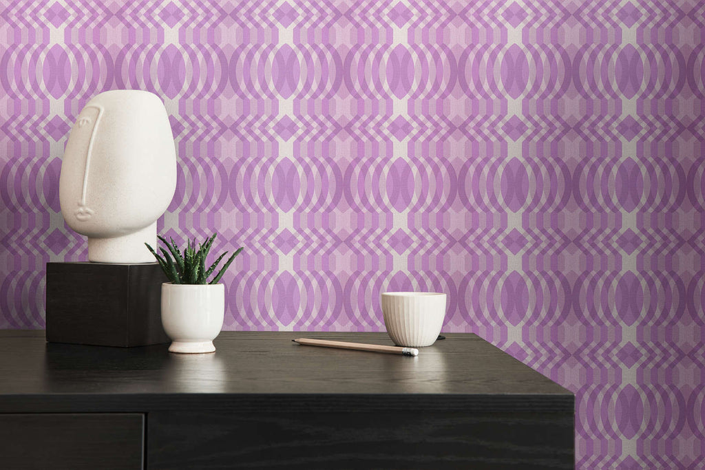 Retro Chic Purple Wallcovering | AS Creation