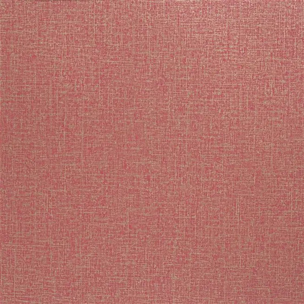Tsuga Textured Rouge Red  Wallpaper | Designers Guild Europe