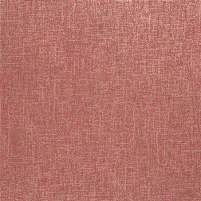 Tsuga Textured Rouge Red  Wallpaper | Designers Guild Europe