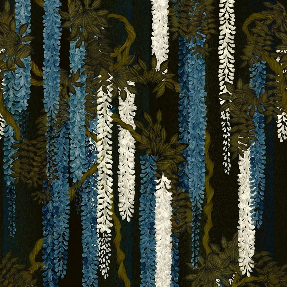 Wisteria Alba Panel 02  Wallpaper | Christian Lacroix Europe