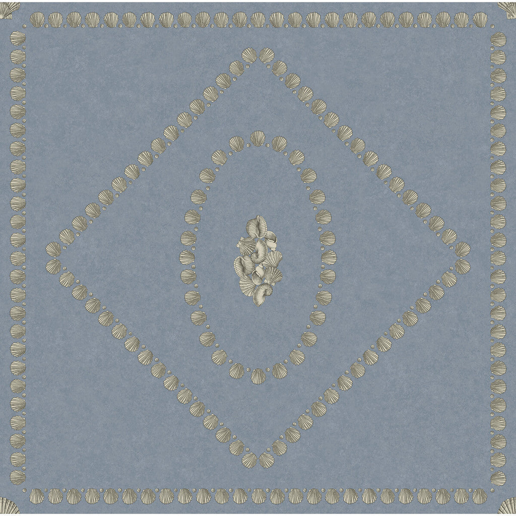 Conchiglie - Denim Light Blue By Cole & Son | Cole & Son Fornasetti Senza Tempo Ii |Geometric Novelty Wallcovering Print