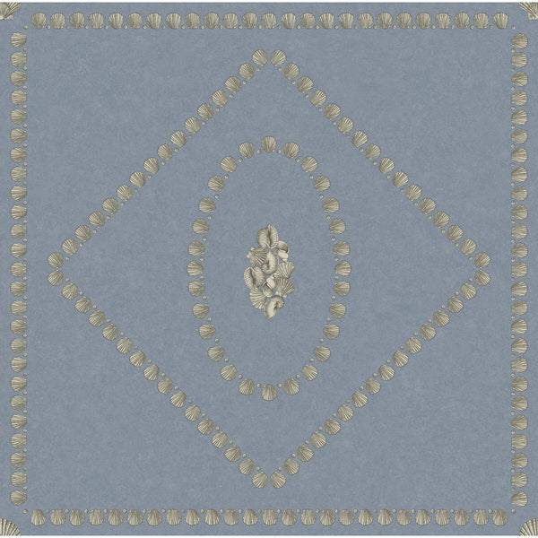Conchiglie - Denim Light Blue By Cole & Son | Cole & Son Fornasetti Senza Tempo Ii |Geometric Novelty Wallcovering Print