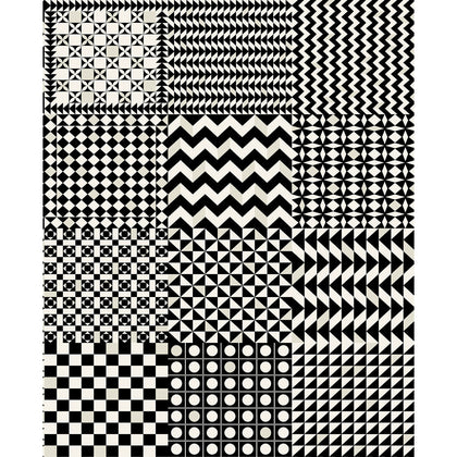 Geometrico - Black & White Black | Cole & Son