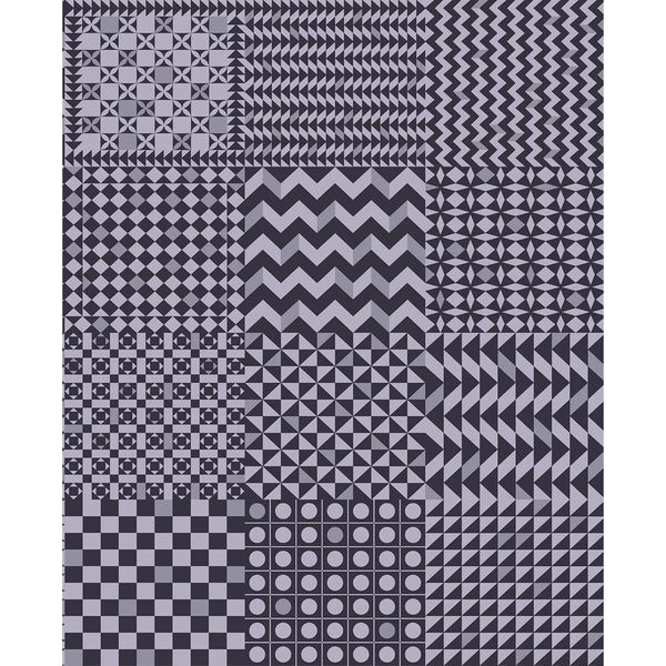 Geometrico - Magenta & Ink Purple | Cole & Son