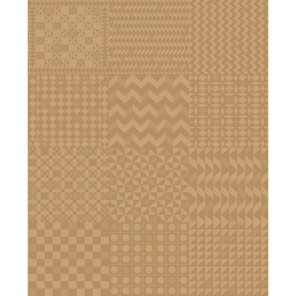 Geometrico - Gold On Gold Gold By Cole & Son | Cole & Son Fornasetti Senza Tempo Ii |Geometric Metallic Wallcovering Print
