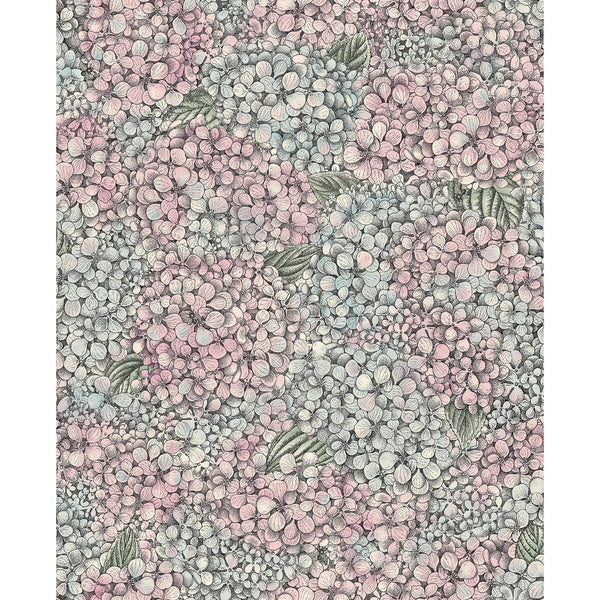 Ortensia - Pink & Blue Pink By Cole & Son | Cole & Son Fornasetti Senza Tempo Ii |Botanical & Floral  Wallcovering Print