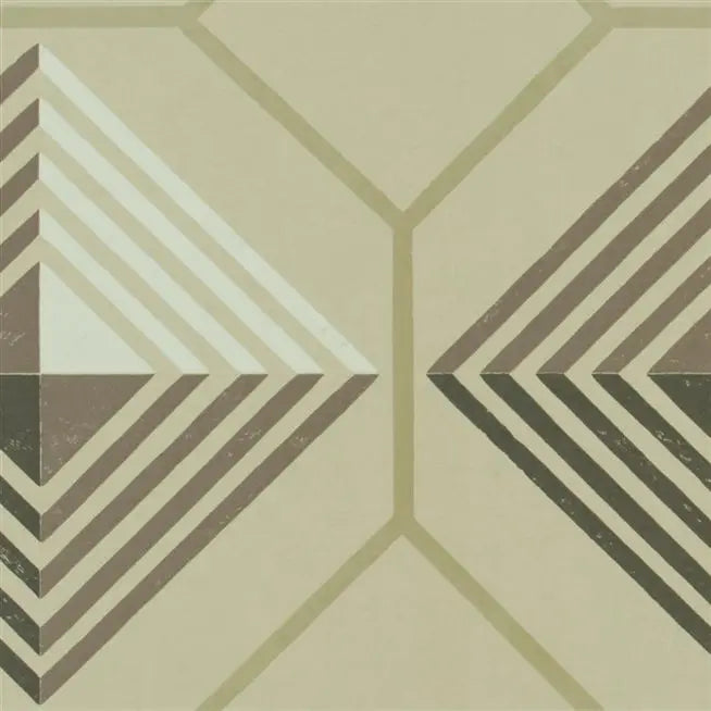 Padgett Geometric Linen  Wallpaper | Designers Guild Europe
