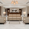Manchioneel - Oatmeal Upholstered Sofa | Architectural Fabrics