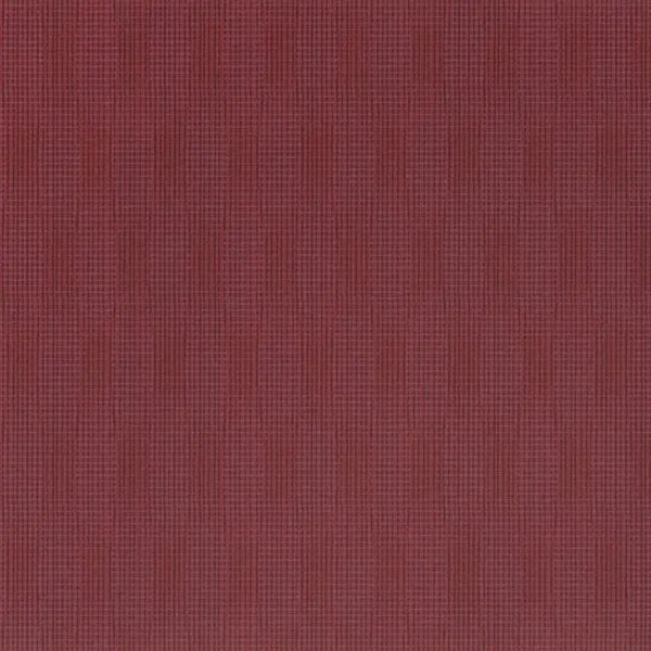 Reverdy Weave Claret REd  Wallpaper | Designers Guild Europe