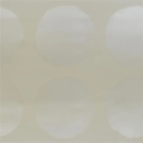 Carlu Circles Nickel  Wallpaper | Designers Guild Europe
